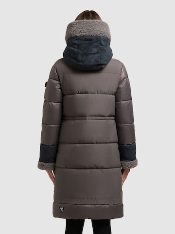 khujo - Sobretudo de inverno 'Dayana' em cinzento
