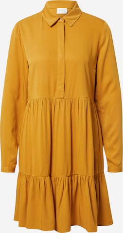 VILA Košilové šaty 'MOROSE' – žlutá: přední strana