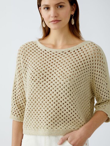 OUI Pullover in Beige