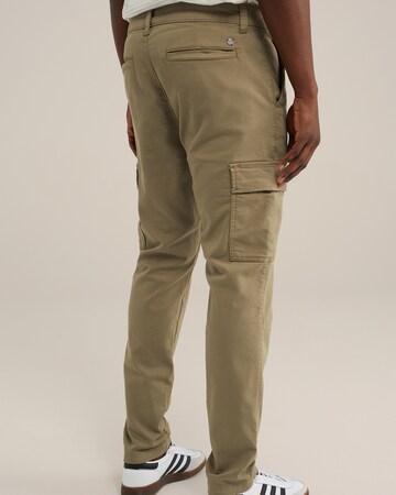 WE Fashion Tapered Cargo trousers in Green