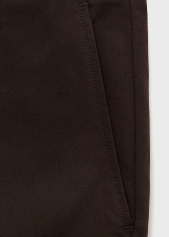 MANGO MAN Slimfit Hose 'Dublino' in Braun