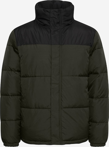 !Solid Winter Jacket in Brown: front