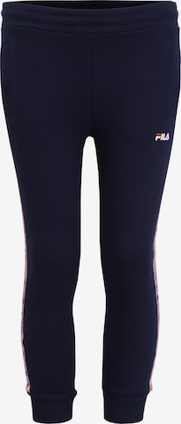 FILA Tapered Trousers 'Lahnau' in Blue: front