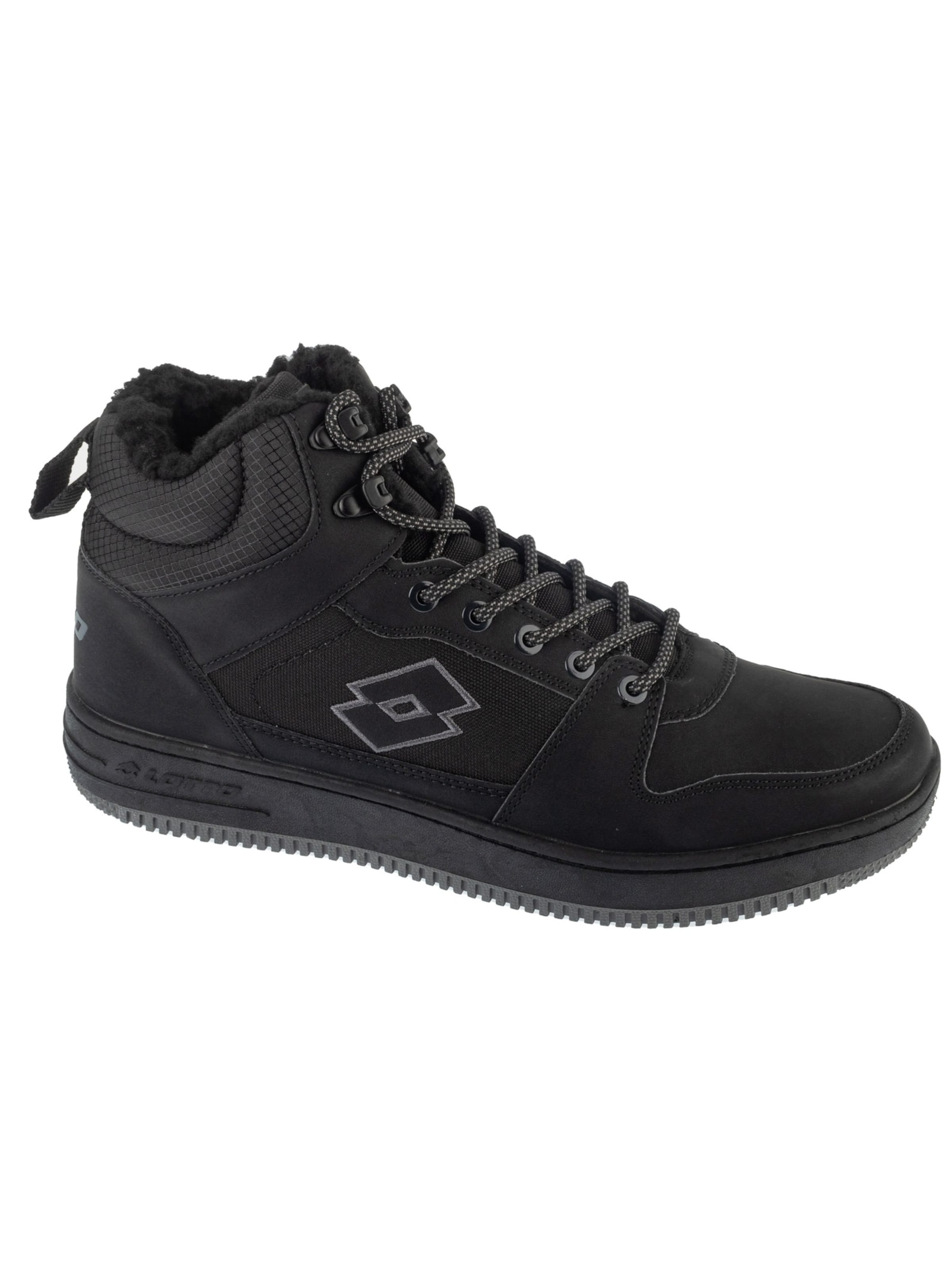 LOTTO Sneaker low 'Lotto Prehna Fur'‌‌‌‌‌ in Schwarz: Vorderseite