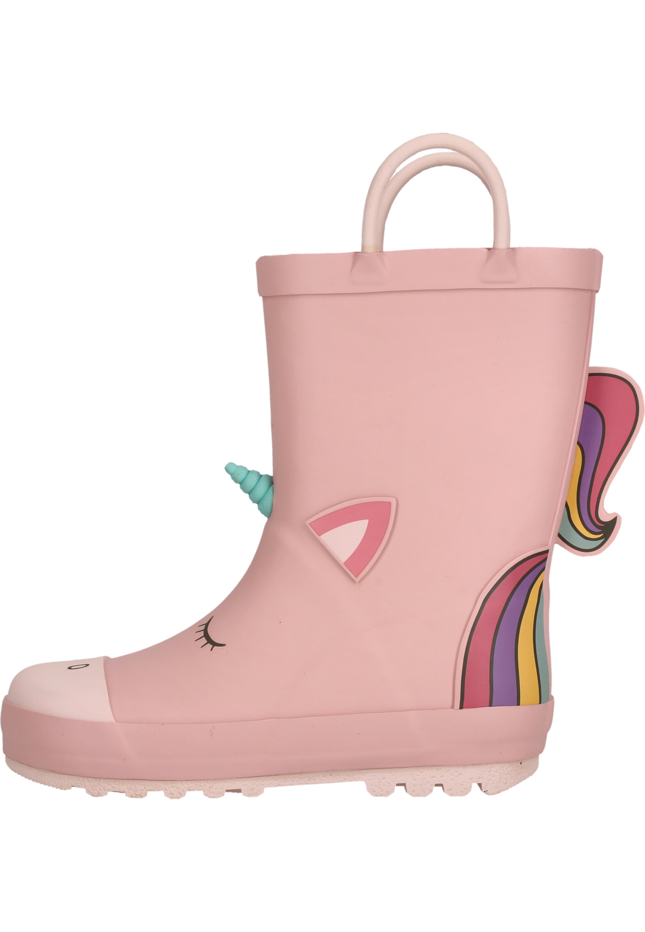 ZigZag Rubber Boots 'Rook' in Pink