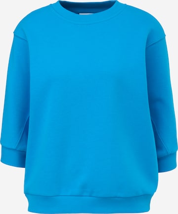 comma casual identity Sweatshirt in Blauw: voorkant