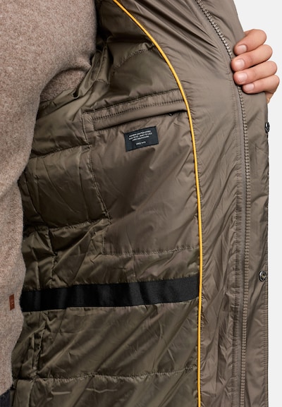 INDICODE JEANS Winterjas 'Studs' in de kleur Lichtbruin, Productweergave