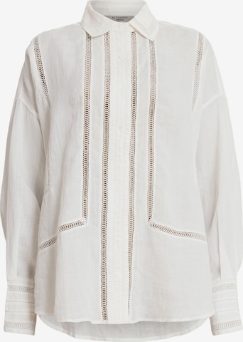 AllSaints - Blusa 'JADE' em branco: frente