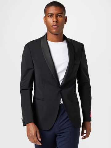 HUGO Slim fit Blazer 'Arti' in Black: front