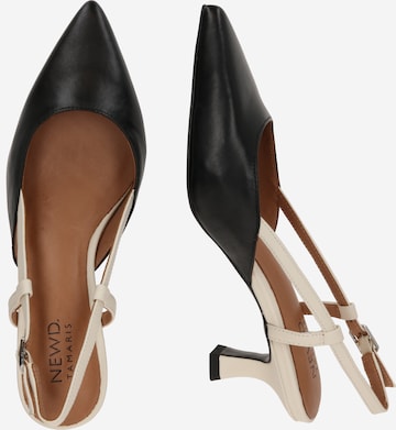 NEWD.Tamaris Slingpumps in Zwart