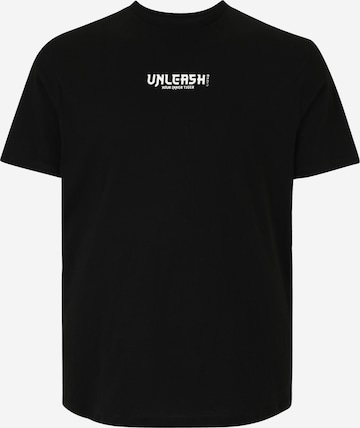 Maglietta 'JJMIKO' di Jack & Jones Plus in nero: frontale