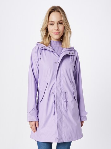 Derbe Raincoat 'Travel Friese' in Purple: front