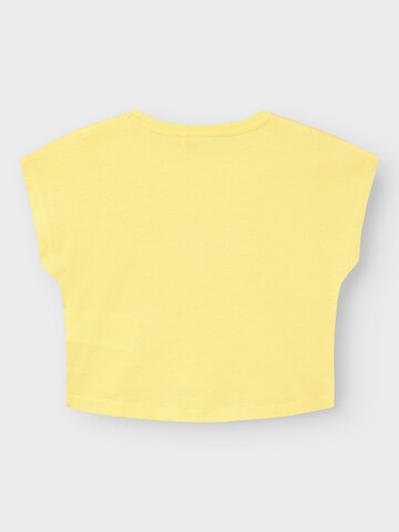 NAME IT Koszulka 'Vilma' w kolorze żółty