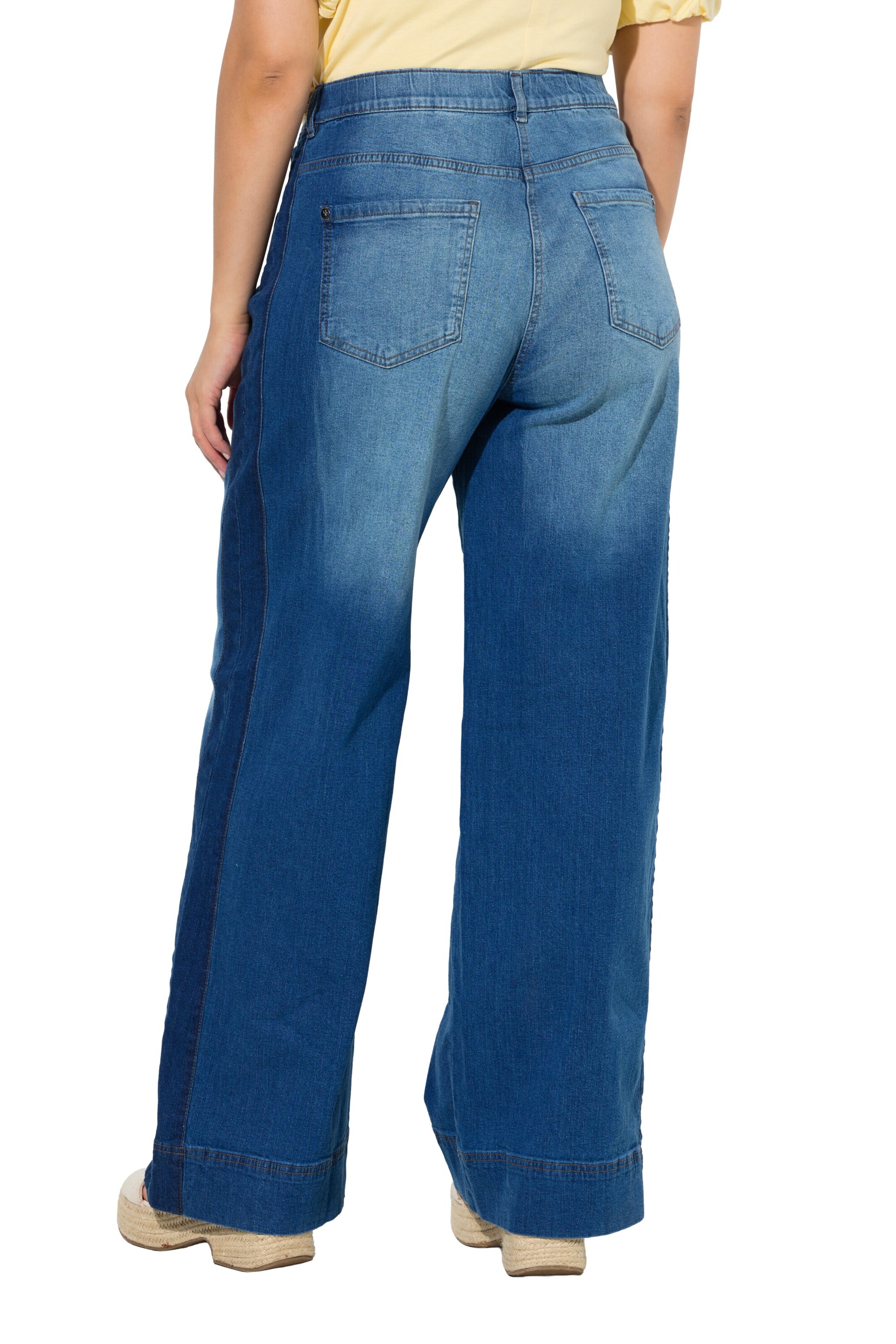 Ulla Popken Wide leg Jeans in Blue