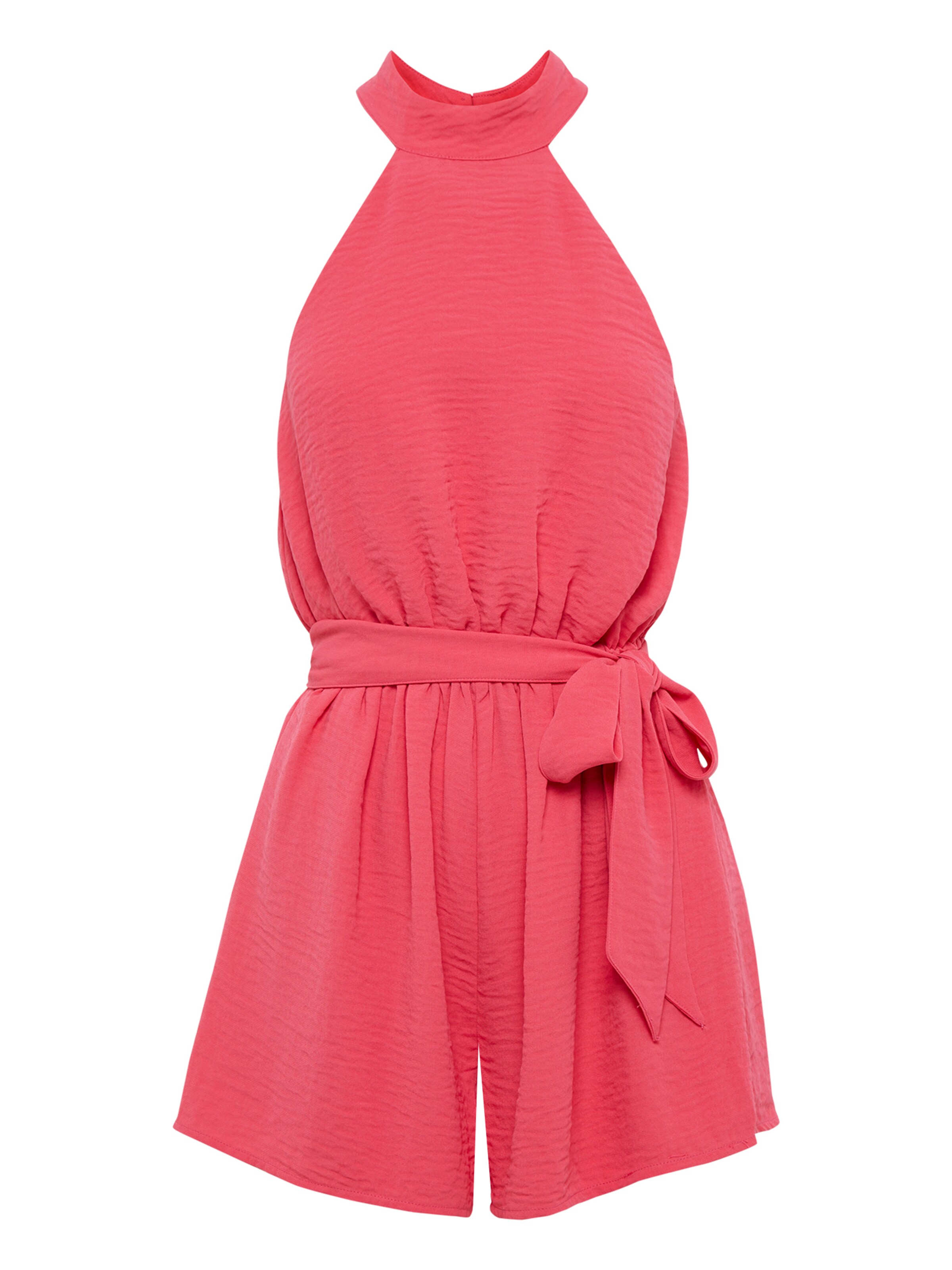 Tussah Jumpsuit 'BELLE' in Pink: front