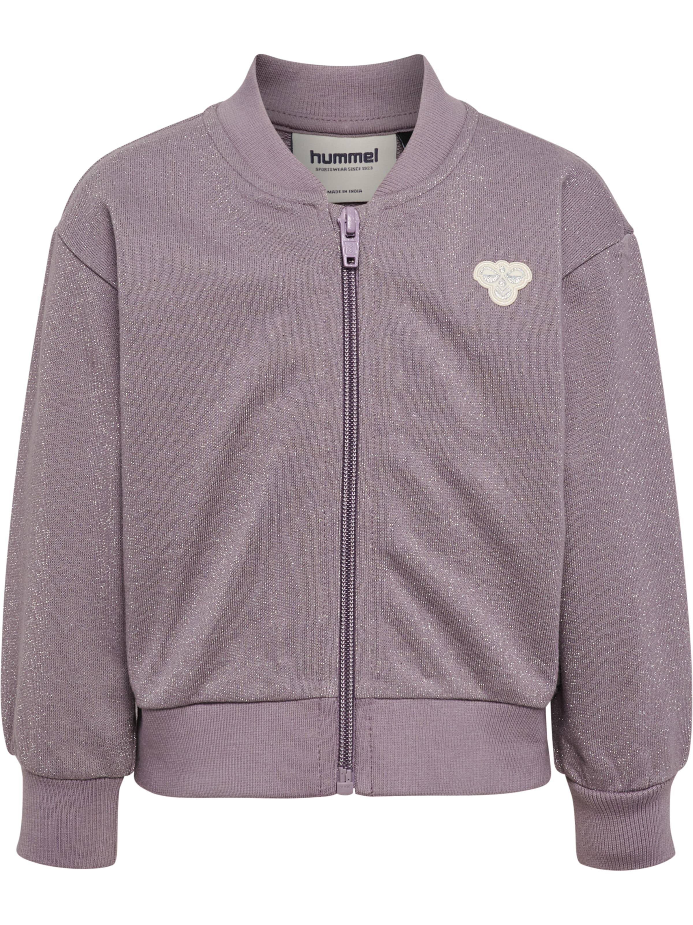 Hummel Sweat jacket in Grey: front