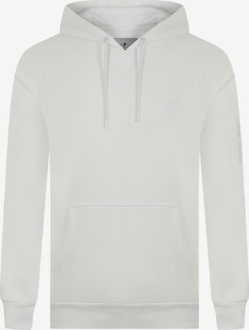 Sweat-shirt 'SAORO' DENIM CULTURE en blanc : devant