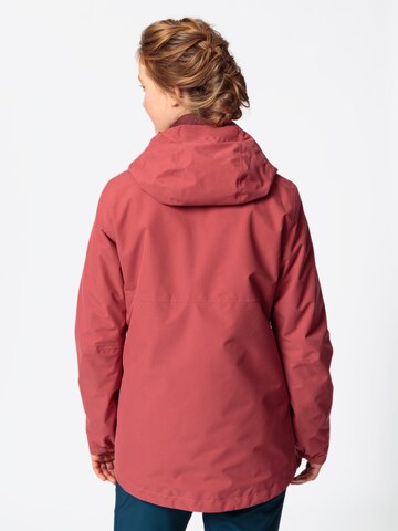 VAUDE Functionele jas 'Mineo' in Rood