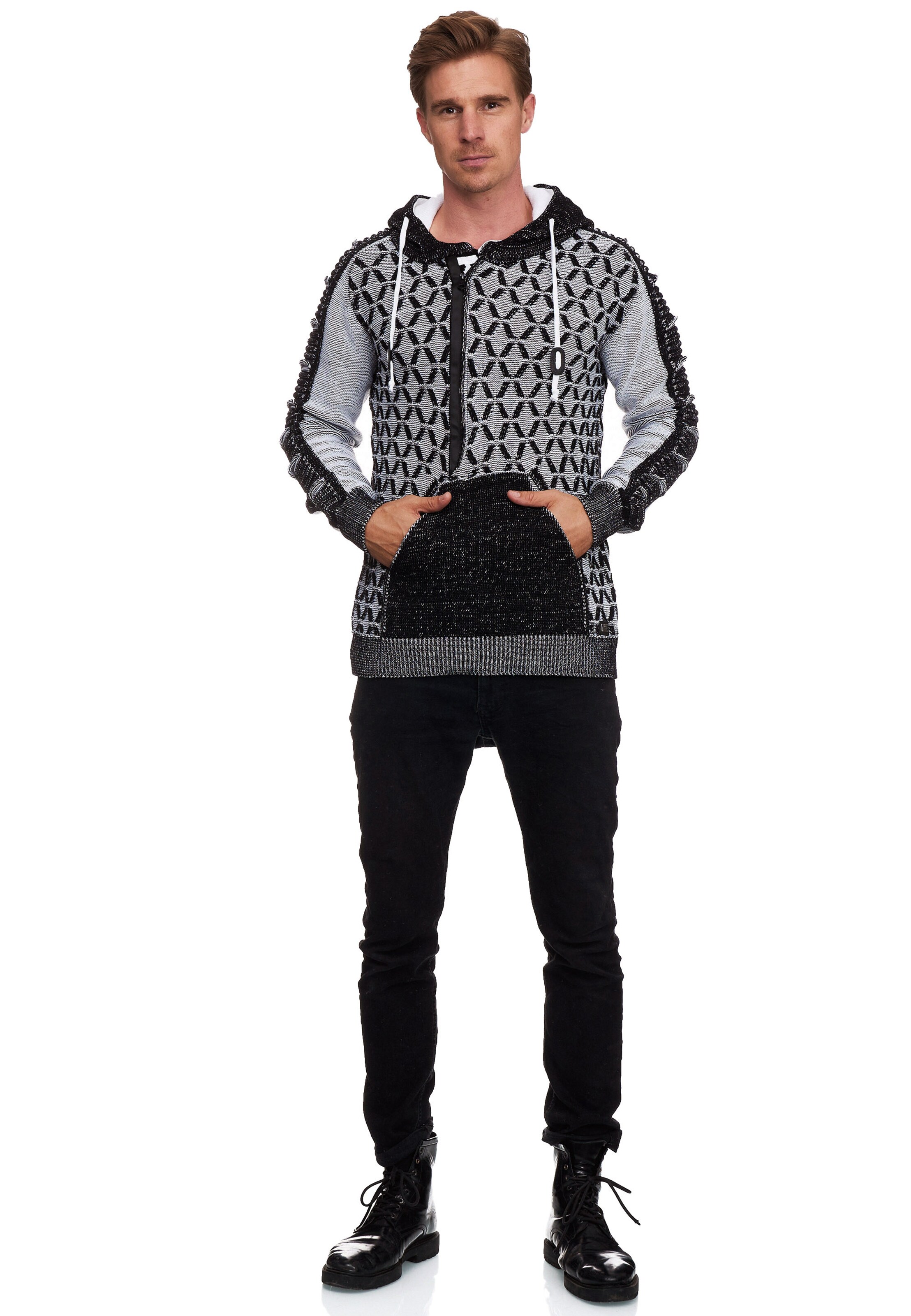 Rusty Neal Pullover in Grau