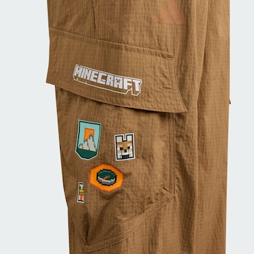 ADIDAS TERREX - regular Pantalón de montaña 'Adidas x Minecraft' en marrón
