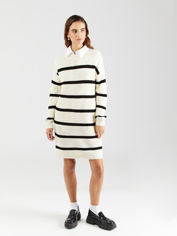 Noisy may Gebreide jurk 'NMMaysa' in Beige: voorkant