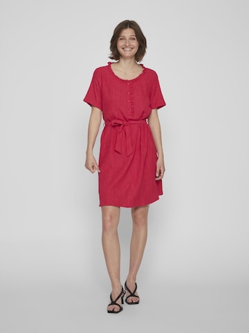 Robe-chemise 'Sille' VILA en rose : devant