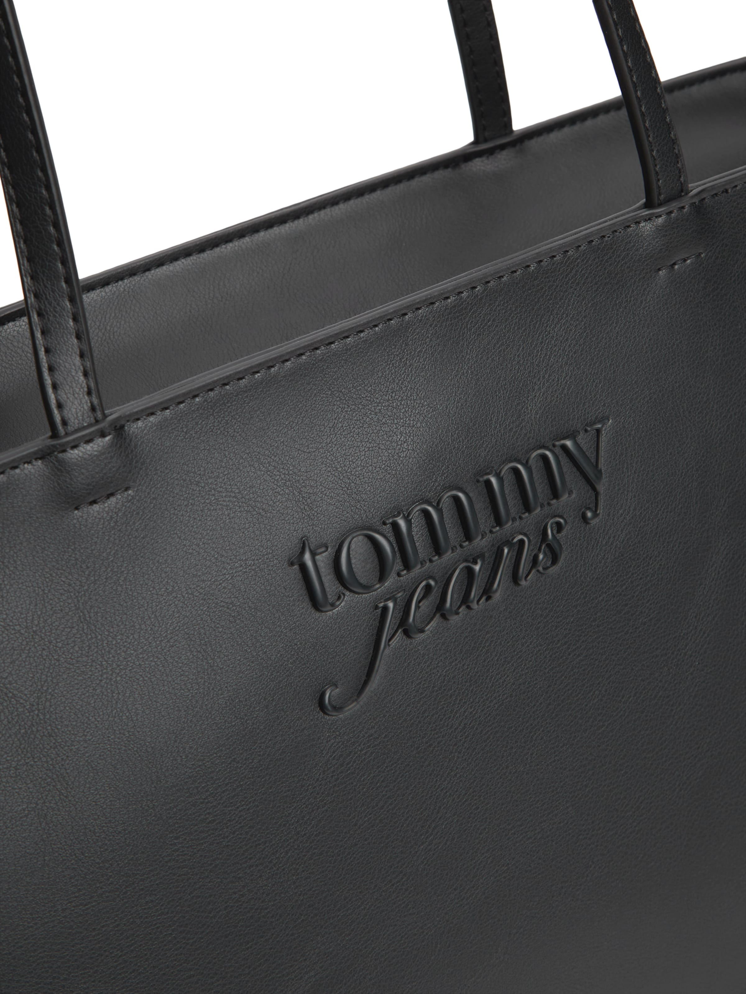 Tommy Jeans Shopper 'MUST' in Schwarz