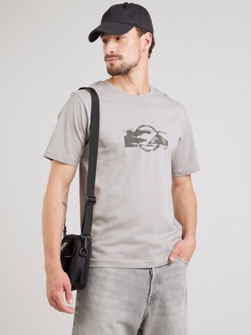 JACK & JONES Футболка 'JCOSAGO' в Серый: спереди