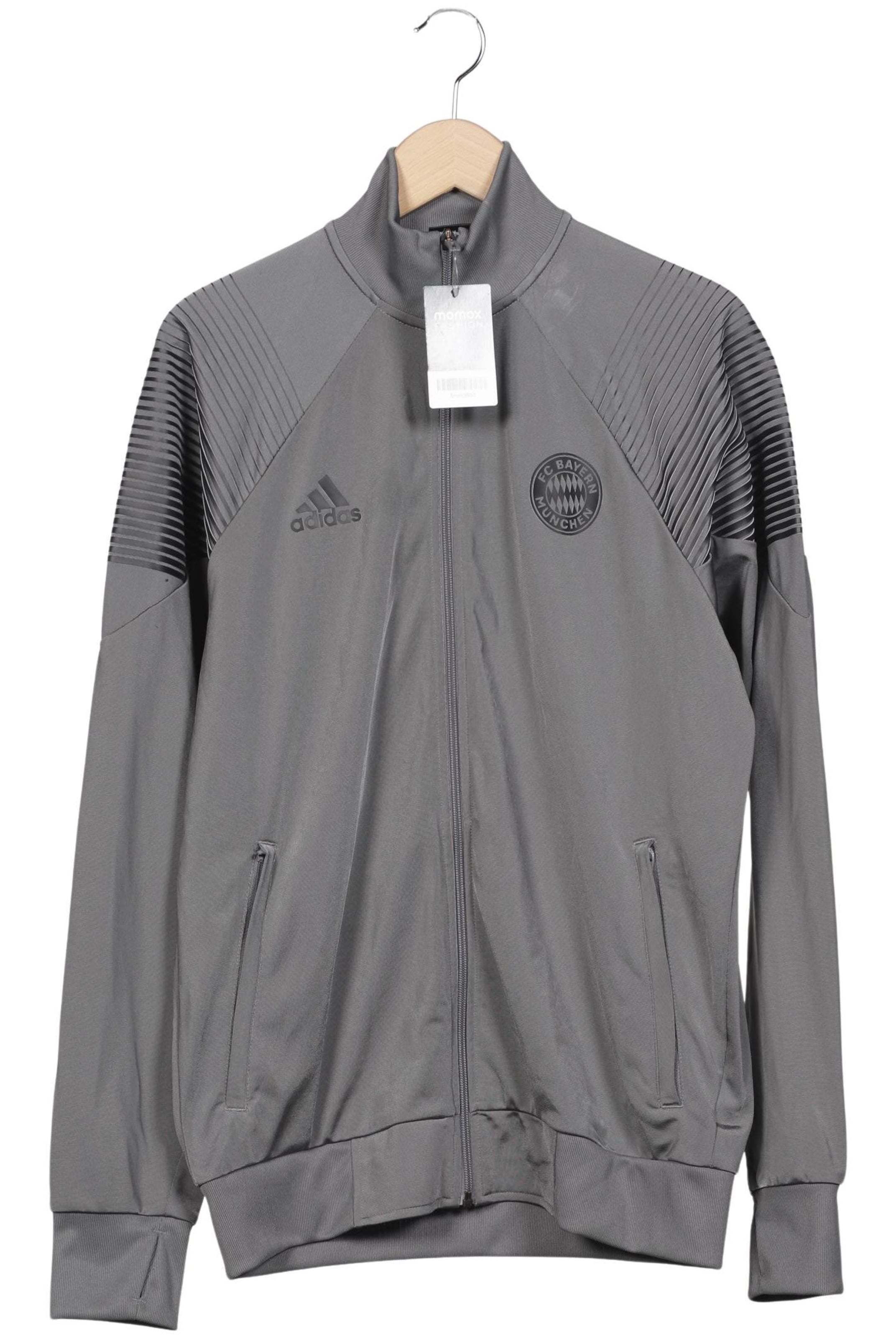ADIDAS PERFORMANCE Sweatshirt & Zip-Up Hoodie in L in Grey: front