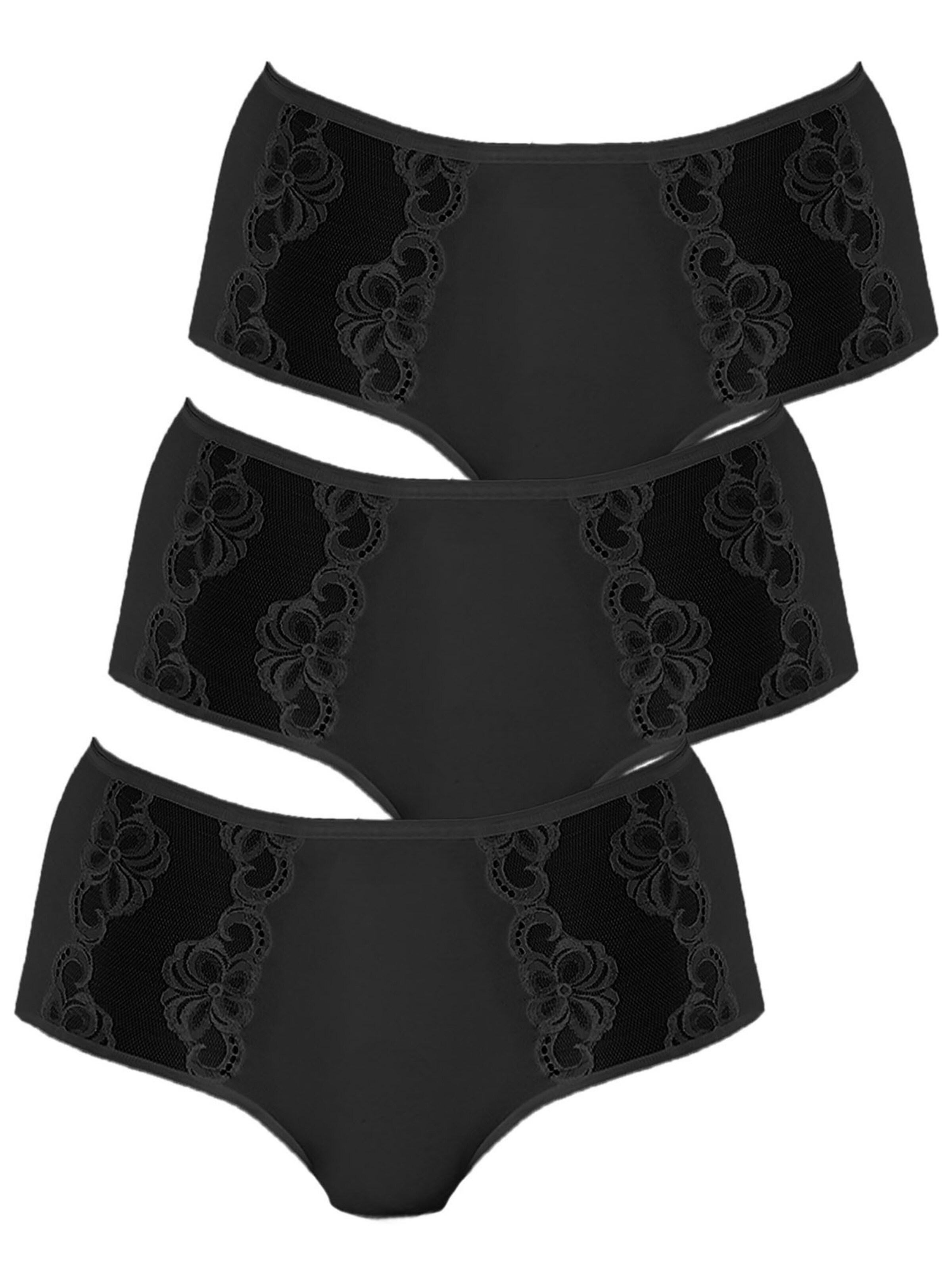 Nina von C. Panty 'Slipboutique' in Black: front