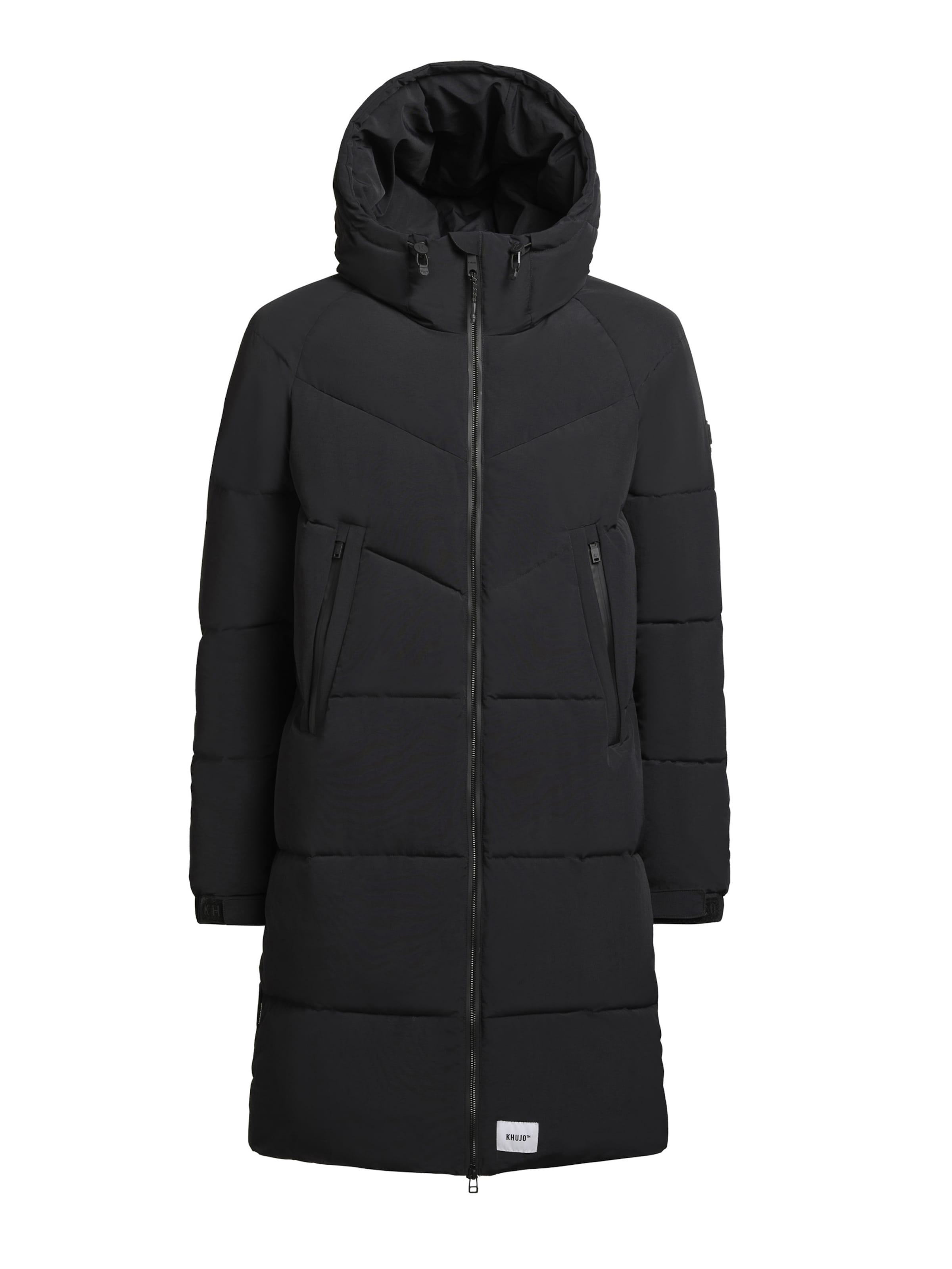 khujo Winter jacket 'Wattan' in Black: front