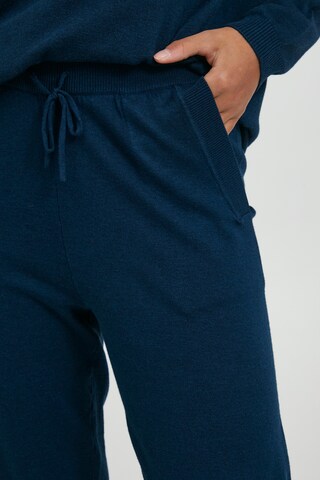 PULZ Jeans - Tapered Calças 'SARA' em azul
