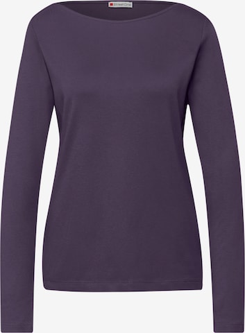STREET ONE Shirt in Purple: front