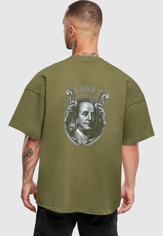 2Y Studios Shirt 'Money Never Lies' in Groen: voorkant