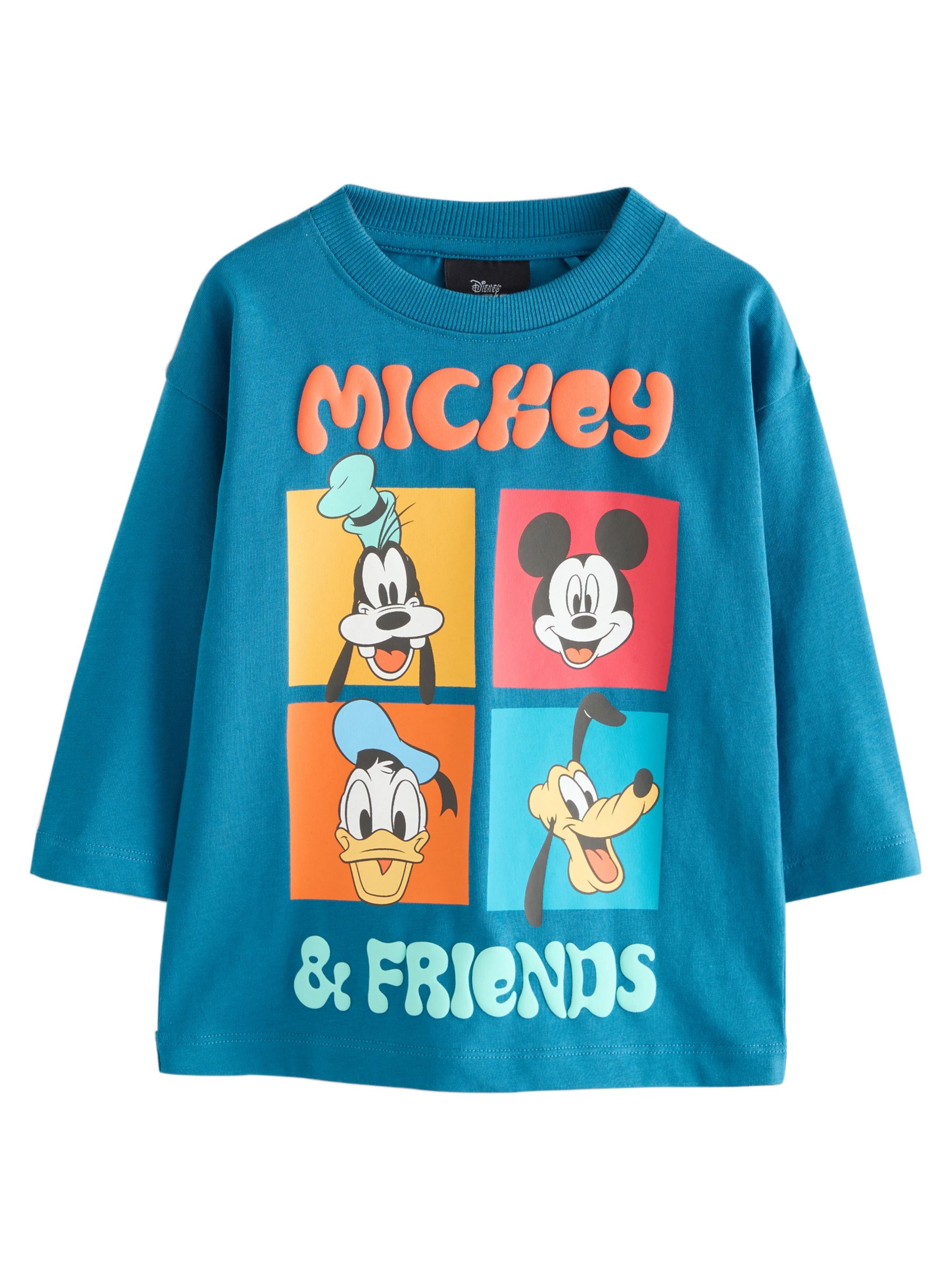 mėlyna Next Marškinėliai 'Mickey & Friends': priekis