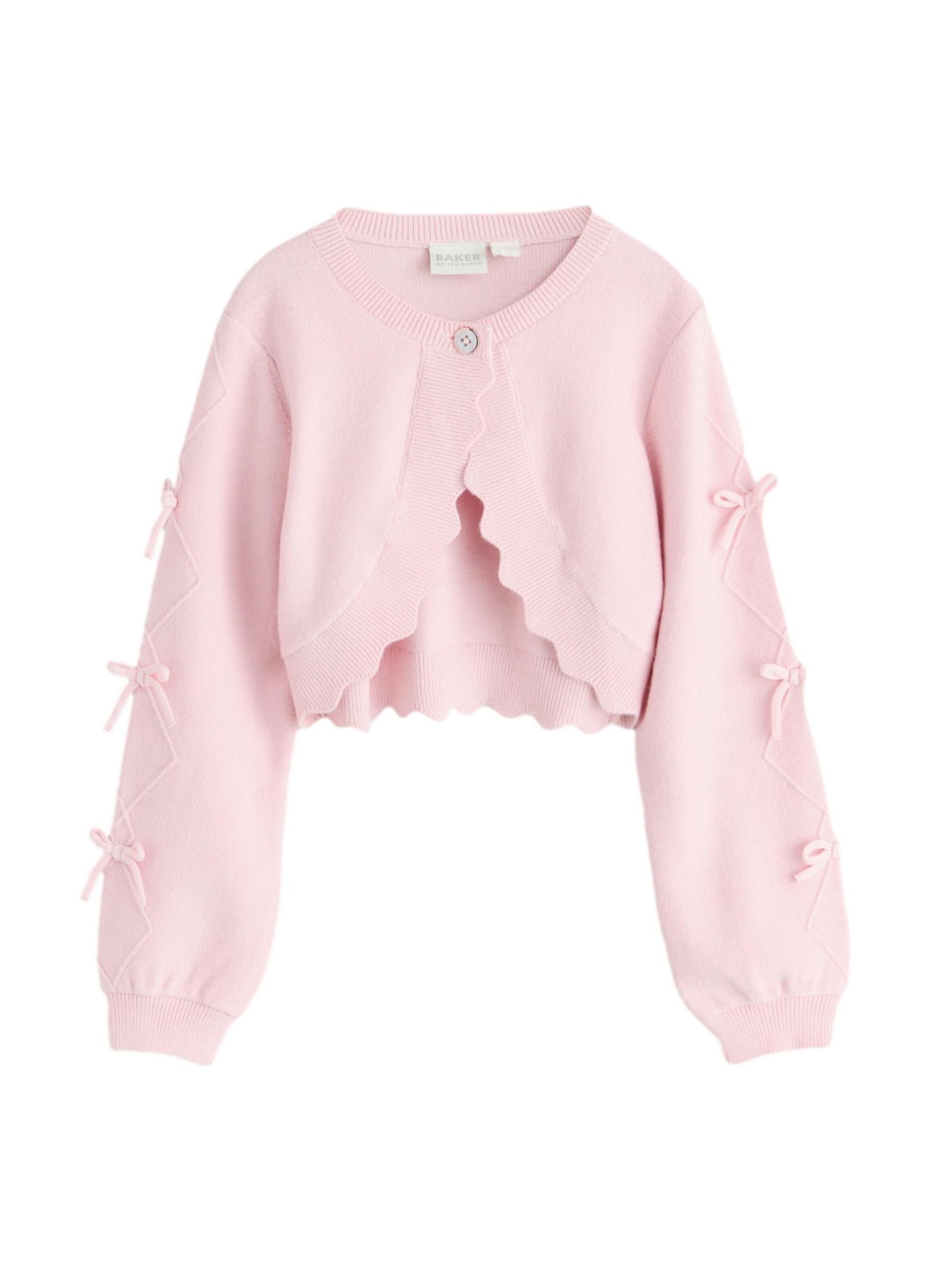Baker by Ted Baker Strickjacke in Pink: Vorderseite
