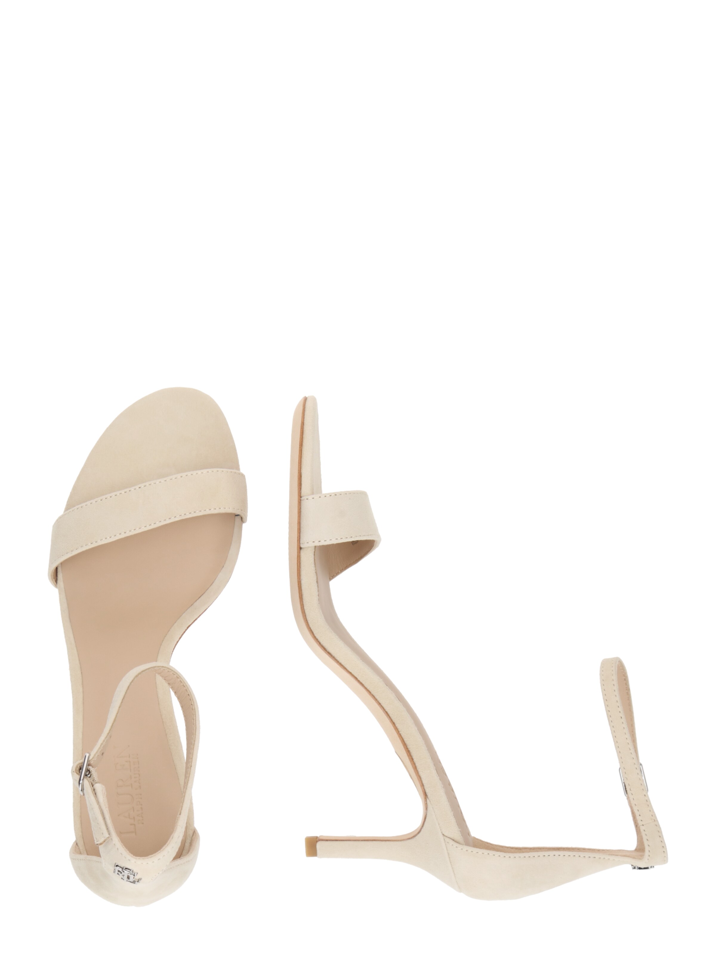 Sandalo con cinturino 'ALLIE' di Lauren Ralph Lauren in beige
