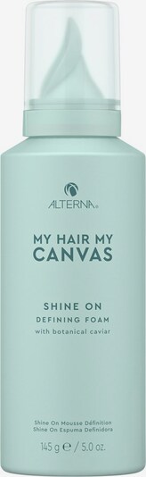 Alterna Haarschaum 'My Hair My Canvas Shine On Defining' in mint / dunkelgrün, Produktansicht