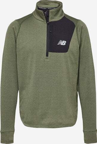 new balance - Camiseta funcional en verde: frente