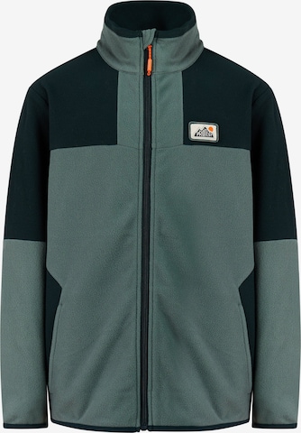PROTEST Fleece jas 'PRTMendo JR' in Groen: voorkant