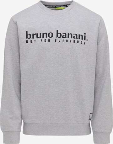 Sweat-shirt 'King' BRUNO BANANI en gris : devant