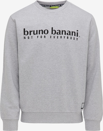 BRUNO BANANI Sweatshirt 'King' in Grau: predná strana