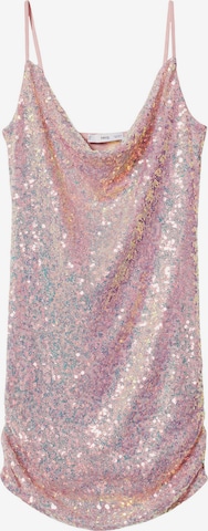 MANGO Kokteilové šaty 'Xsirena' - ružová: predná strana