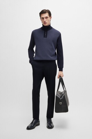 BOSS Slimfit Hose 'P-Genius' in Blau