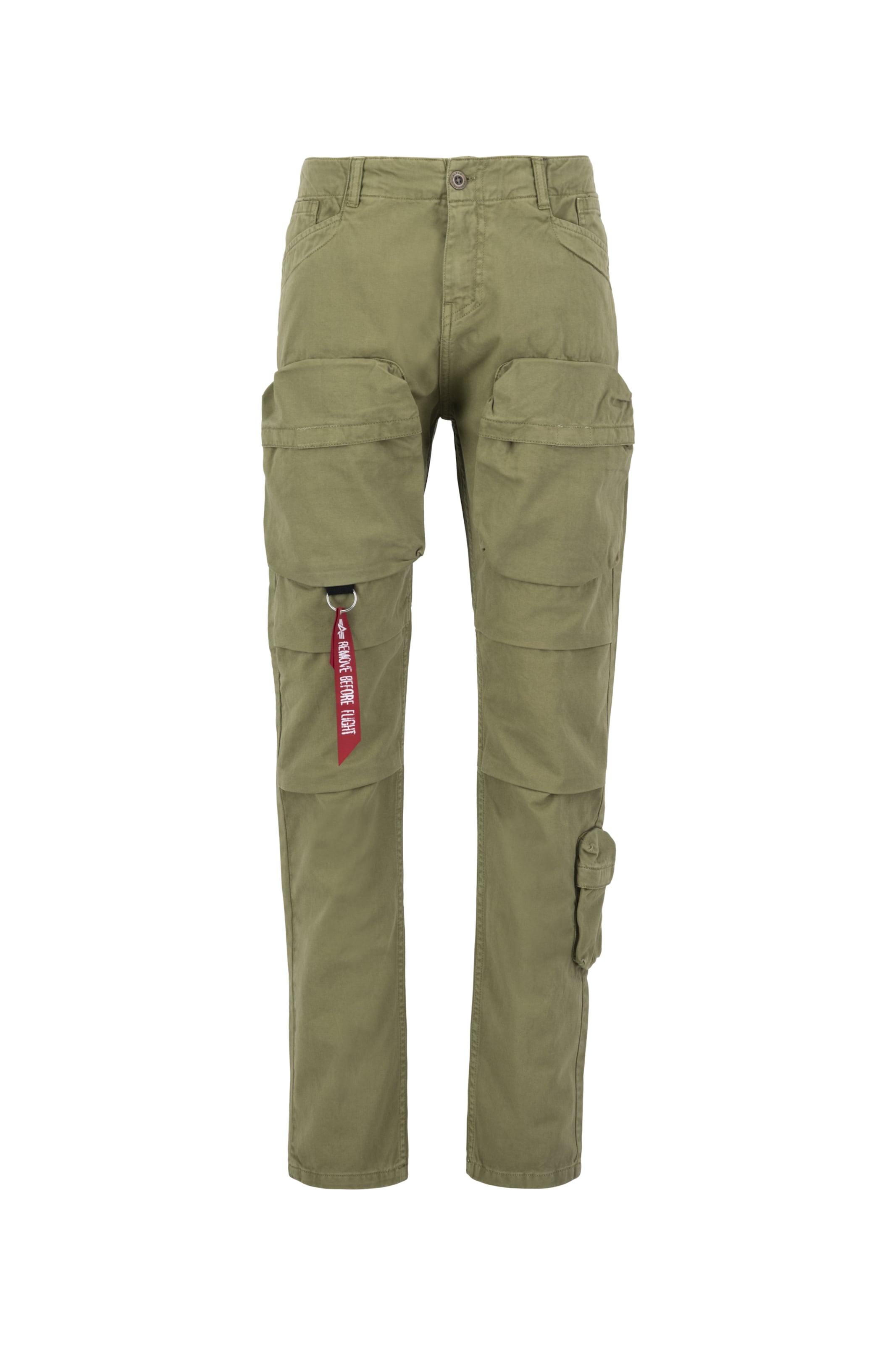 Regular Pantalon cargo ALPHA INDUSTRIES en vert : devant