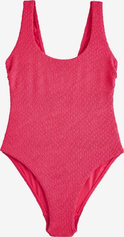 NextT-shirt Jednodijelni kupaći kostim - roza boja: prednji dio