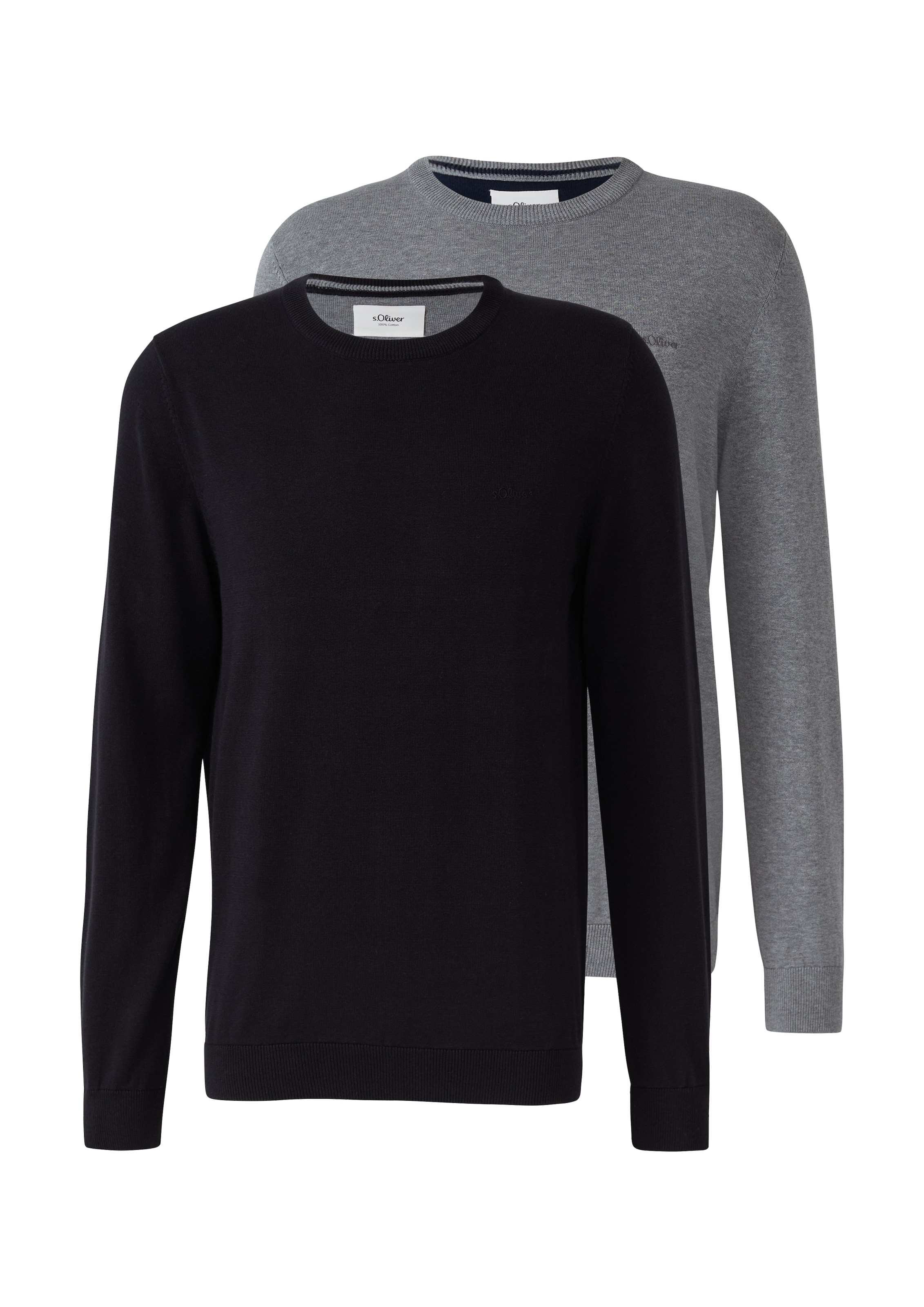 Pull-over s.Oliver en gris : devant