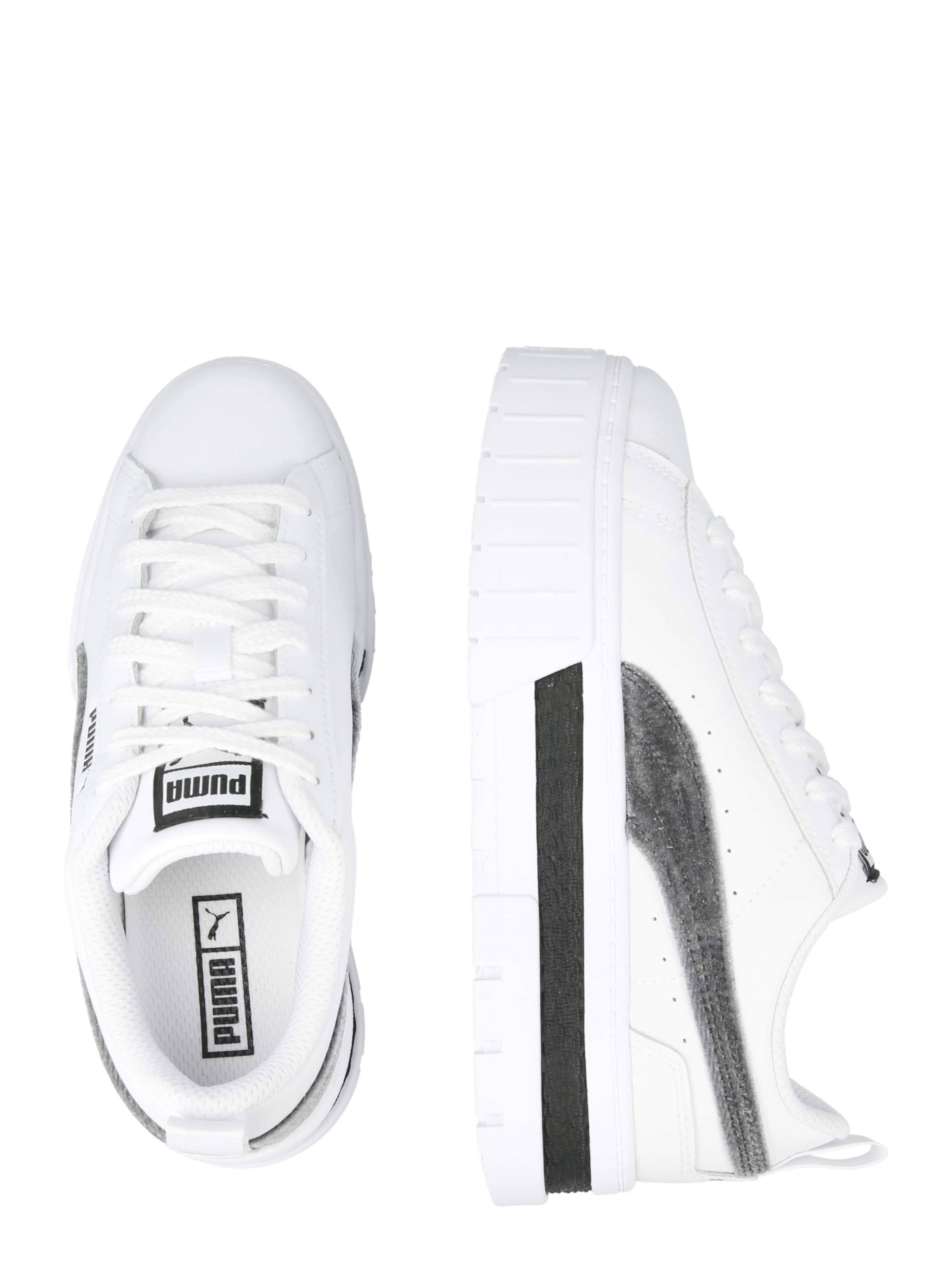 Baskets basses 'Mayze Velvet Dream' PUMA en blanc