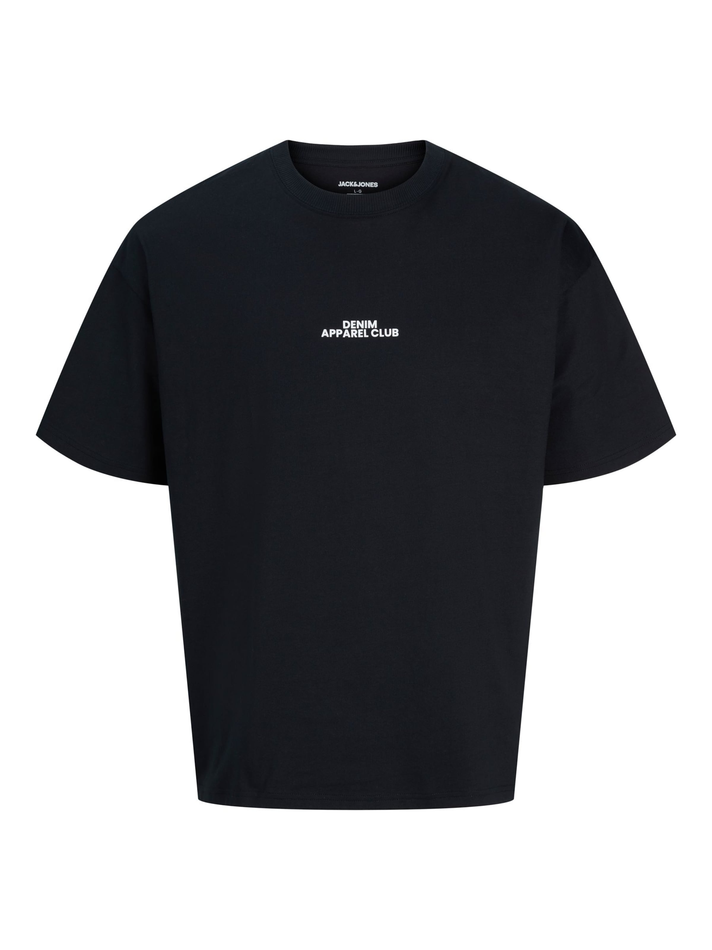 Jack & Jones Junior Футболка 'JJBAY' в Черный: спереди