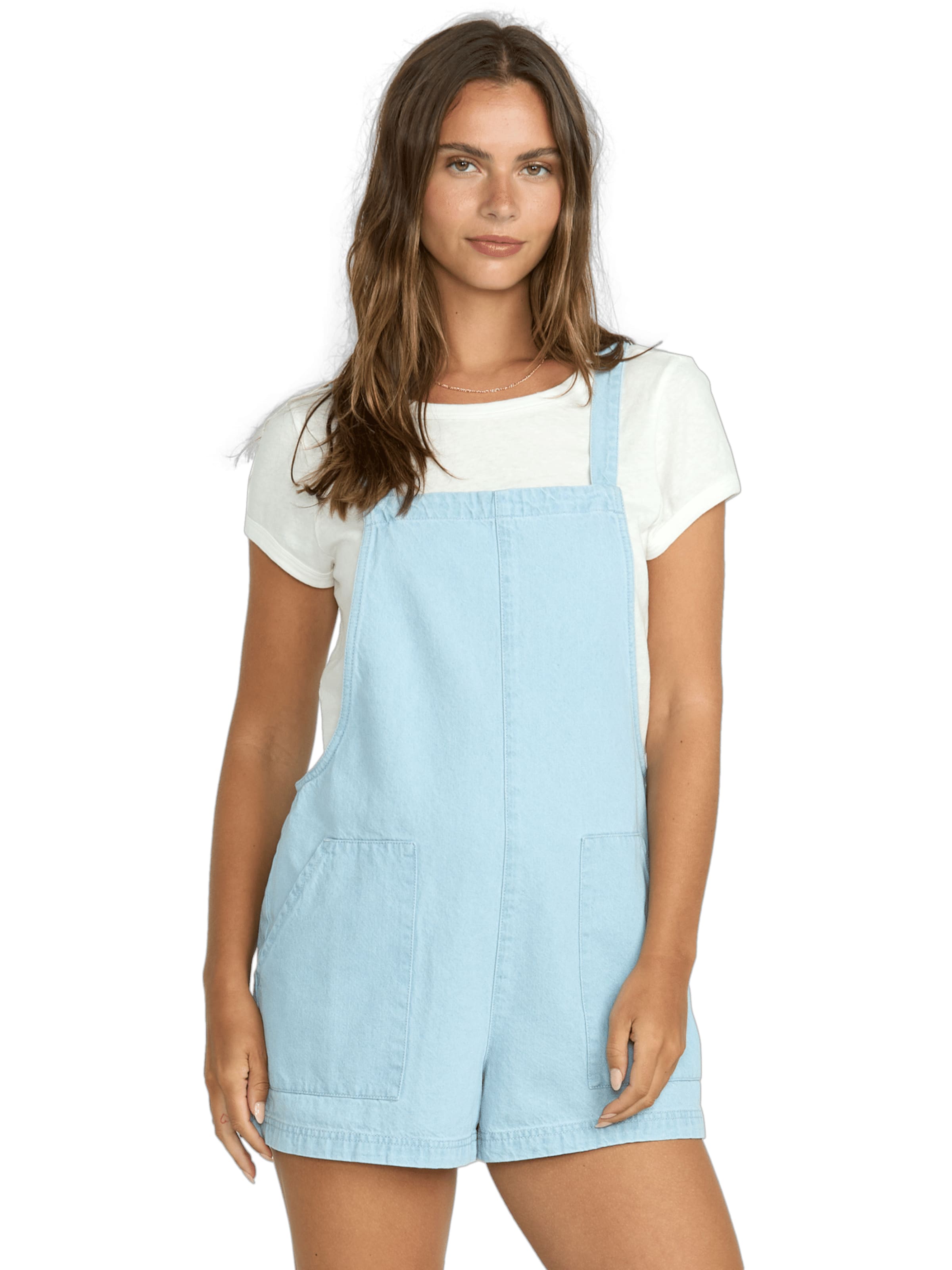 BILLABONG Regular Tuinbroek jeans 'Beach Crush' in Blauw: voorkant